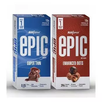 Эпическая шоколадная упаковка Manforce, 10 шт. (Упаковка из 2 шт.)