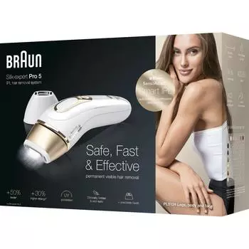 Эпилятор для лазерной эпиляции Silk-pil SensoSmart Braun Silk Expert Pro 5 PL5124 Устройство для удаления волос IPL нового поколения