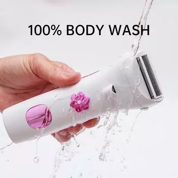 Эпилятор для удаления волос с 3 лезвиями для женщин Эпилятор Беспроводной женский электрический эпилятор со светодиодной подсветкой