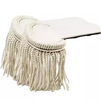 Эполеты почетного караула из серебряной проволоки Эполеты почетного караула из золотой и серебряной проволоки Эполеты для униформы Этикетная одежда Ручная работа