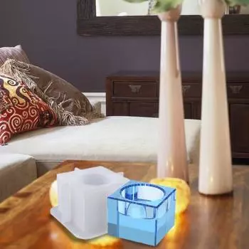 Эпоксидная форма Отличная многофункциональная легкая форма для подсвечника Форма для подсвечника Форма для контейнера для хранения Форма для подсвечника для общежития A