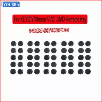 Эпоксидная наклейка с кристаллическим логотипом 14 мм для KEYDIY KD Xhorse VVDI XK XE XN XS JMD Series Smart Super Wireless проводной пульт дистанционного управления автомобилем For Audi