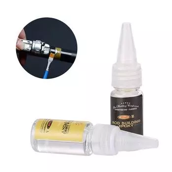 Эпоксидная смола Ab клей для удочки Руководство по ремонту своими руками Кольцо Карта Клей для галстука на сиденье