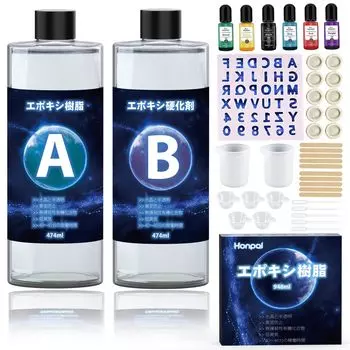 Эпоксидная смола большая 948 мл высоко нет нет эпоксидная смола DIY ремесло смола смола ручная работа брелоки ML x смола, 2-компонентная жидкость, емкость, /1100 г,