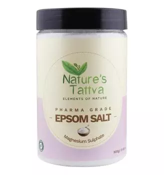 Эпсомcкая (английская) соль (900 г), Pharma Grade Epsom Salt, Nature s Tattva 30.375