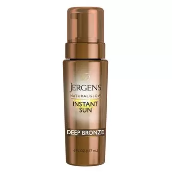 Jergens Natural Glow Instant Sunless Tanning Mousse for Deep 6 Body, Bronze, oz.