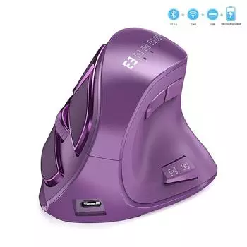 Эргономичная беспроводная мышь, перезаряжаемые оптические мыши для универсальных совместимых компьютеров