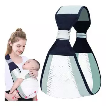 Эргономичная дышащая сетчатая переноска-рюкзак-кенгуру розовый