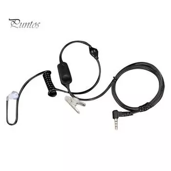 Эргономичная гарнитура для наушников с разъемом 3,5 мм для уличной рации Xiao-mi чёрный