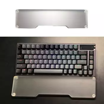 Эргономичная матовая U-образная акриловая подставка под запястье клавиатуры Поддержка запястья для комфортной работы на компьютере и игр 87