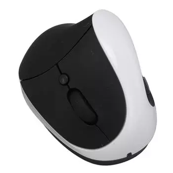 Эргономичная мышь для правой руки с 3 регулируемыми DPI 800, 1200, 1600, 2,4 ГГц, беспроводная, перезаряжаемая, вертикальная белый