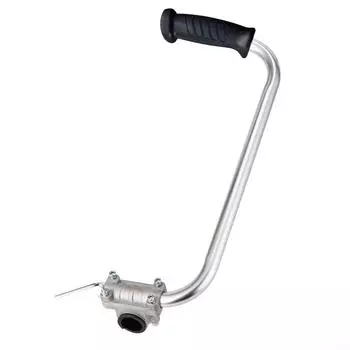 Эргономичная нескользящая ручка из нержавеющей стали для триммера