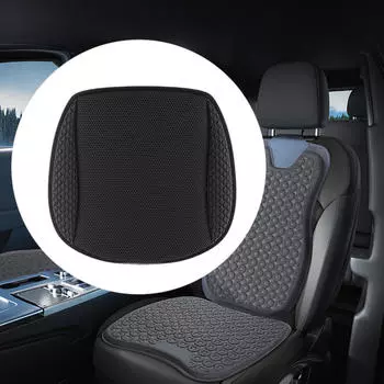 Эргономичная охлаждающая подушка сиденья с USB-портом для повышенного комфорта чёрный