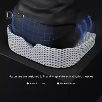 Эргономичная подушка для ягодиц, облегчение боли в спине и бедрах, поддержка сиденья, поддержка копчика, коррекция осанки, поддержка пены с эффектом памяти, медленный отскок, офис, автомобиль и путешествия белый