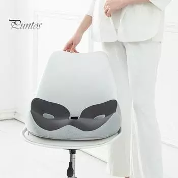 Эргономичная подушка для ягодиц, подушка для сиденья при геморрое, облегчение давления на копчик, поддержка с эффектом памяти, мягкое облегчение боли в спине, медленный отскок, удобное сидение чёрный