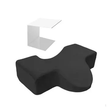 Эргономичная подушка для шеи из пены с эффектом памяти для профессионалов в сфере красоты чёрный