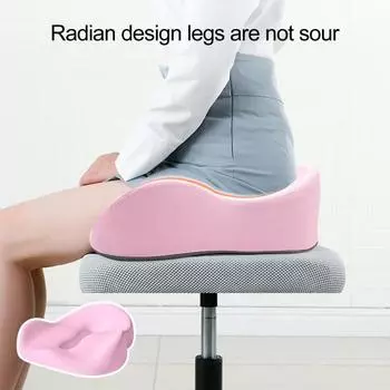 Эргономичная подушка для снятия давления, износостойкая офисная устойчивая пена с эффектом памяти, дышащая подушка для стула темно-серого