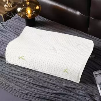Эргономичная подушка из пены с эффектом памяти для сна на спине и на животе. Защита шейки матки. Мягкая подушка для кровати с моющимся чехлом. Дышащая подушка для подголовника. белый