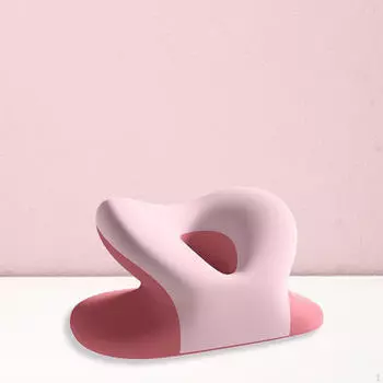 Эргономичная подушка с эффектом памяти для поддержки шеи зелёный