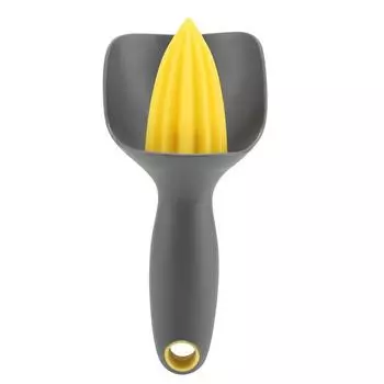 Эргономичная ручная мини-соковыжималка для лимона и апельсина (черный)