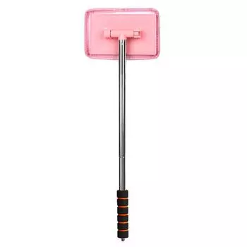 Эргономичная щетка для лобового стекла автомобиля, инструмент для удаления пыли, длинная ручка, бытовой инструмент для чистки стекол для мытья автомобиля синий