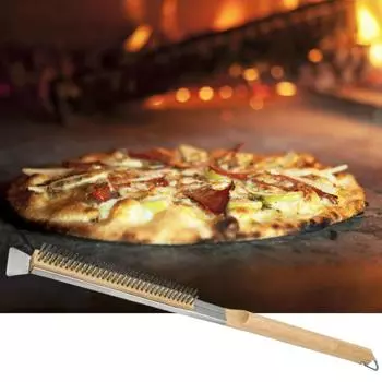 Эргономичная щетка для печи для пиццы, экономичная отличная стойка для барбекю с длинной ручкой B