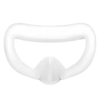 Эргономичная силиконовая маска для лица VR для Meta Quest 3, масштабируемая, моющаяся, светонепроницаемая, влагонепроницаемая, вентилируемая маска синий