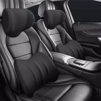Эргономичное автокресло, подголовник и поясничная подушка Appui-tte et coussin lombaire ergonomiques pour Sige de Voiture