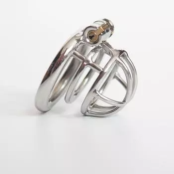 Эргономичное мужское устройство верности с замком из нержавеющей стали, клетка для члена, замок для пениса, кольцо для члена, пояс верности, S075 40mm ring
