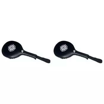 Эргономичные боксерские накладки для бокса для ММА и тайского бокса (черный)