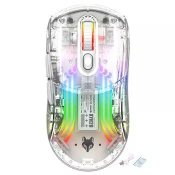 Эргономичный дизайн практичной мыши для ноутбука с низкой задержкой повышает эффективность белый