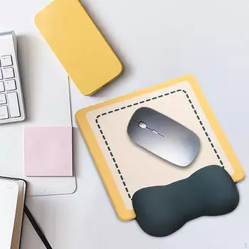 Эргономичный коврик для мыши, компьютерный коврик, домашний мягкий, элегантный, новинка, подарок, силиконовая нескользящая основа