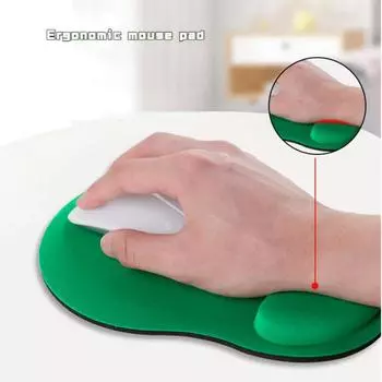 Эргономичный коврик для мыши, не устает рука Коврик для мыши на запястье синий