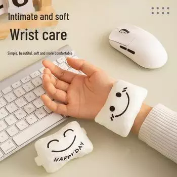 Эргономичный коврик для мыши с поддержкой запястья — износостойкая подушка для рук для набора текста и использования в офисе Smile 1