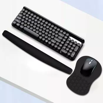 Эргономичный коврик для мыши с подставкой для запястья, износостойкий, нескользящий, с эффектом памяти