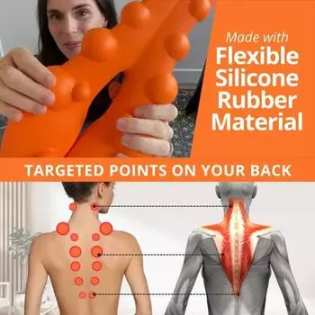 Эргономичный массажер для триггерных точек, поясничная массажная подушка, простой массажер для шеи, домашний Waist Pillow