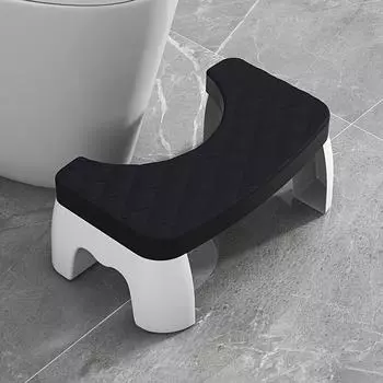 Эргономичный многофункциональный унитаз-туалет, штабелируемый для улучшения осанки, подходит для использования в помещении и на улице, изготовлен из прочного пластика. чёрный