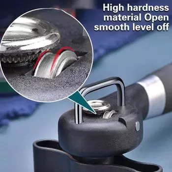 Эргономичный ручной консервный нож с гладкими краями, многофункциональный ручной открывалка для банок, пищевой пластик, инструмент для открытия консервных банок чёрный