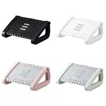 Эргономичный табурет для ног, массажная подставка для ног, табурет для отдыха ног для домашнего офиса белый