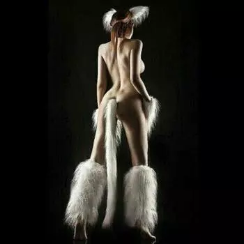 Эротическая ролевая игра Fox Female Sm Fox Set Женский кондиционирующий эротический альтернативный лисий хвост Backdoor Anal Plugs