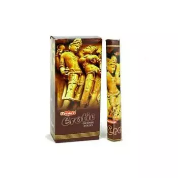 Эротические ароматические палочки Tridev Agarbatti | Шестиугольная серия | Аромат | Преданный | 3 шт * 20 г для пуджи/поклонения