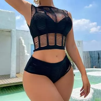 Эротические комплекты в сеточку, нижнее белье для женщин, эластичное спандексное сексуальное горячее, костюмы, сетчатые комплекты чулок One Size