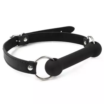 Эротические товары, собачья кость, рот, кляп, БДСМ, тренировочный жгут для рабов, силиконовый кляп, мяч, секс-игры, игрушки для взрослых, секс-игрушки для пар Style 1 Black