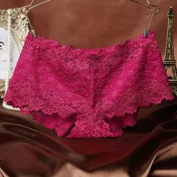 Эротические трусики сексуальное женское белье трусики кружевное нижнее белье цветочные прозрачные трусы интимные женские трусы One Size
