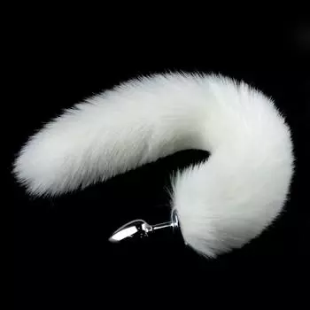 Эротический SM-реквизит Маленькая металлическая анальная пробка, однотонная, лисий хвост, анальная пробка, вестибулярное развитие, закалка, товары для взрослых