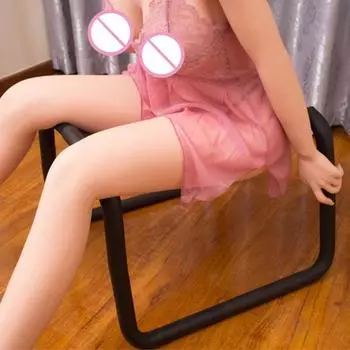 Эротический стул на резинке, надувной, легко разбирается, 2 в 1, добавляет радости, железный каркас для флирта, позы для мастурбации, секс-стул для пары