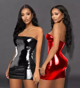 Эротическое белье для женщин, кожаное эротическое платье из ПВХ, сексуальная одежда для танцев на пилоне, клубная одежда, одежда для сна Lenceria, сексуальное нижнее белье, костюмы One Size