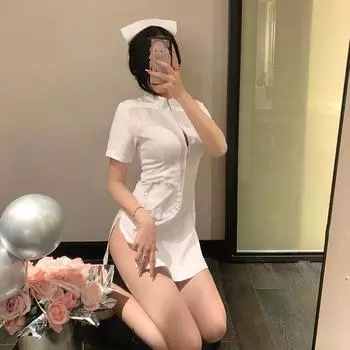 Эротическое белье сексуальное бесплатно медсестра униформа флирт соблазнение стыд осень зима горячая страсть кровать полуночное очарование one size fits all