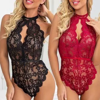 Эротическое горячее сексуальное нижнее белье боди сексуальное боди Lenceria дамы Babydoll Plus Size Leopard Эротическая одежда женские пижамы S