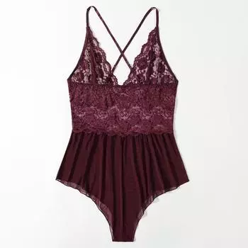 Эротическое нижнее белье Fat MM большого размера, цельное, перспектива, открытый файл, сексуальное искушение, эротический комплект 1XL